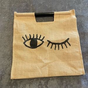 Large Burlap Bag Tote